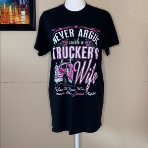 Truckers wife shirt NWOT